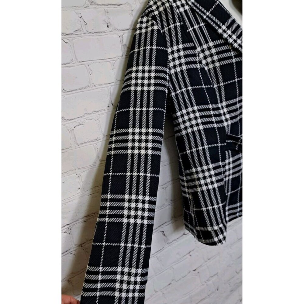 First Lady Checker Blazer Jacket Size 12 - Picture 4 of 11